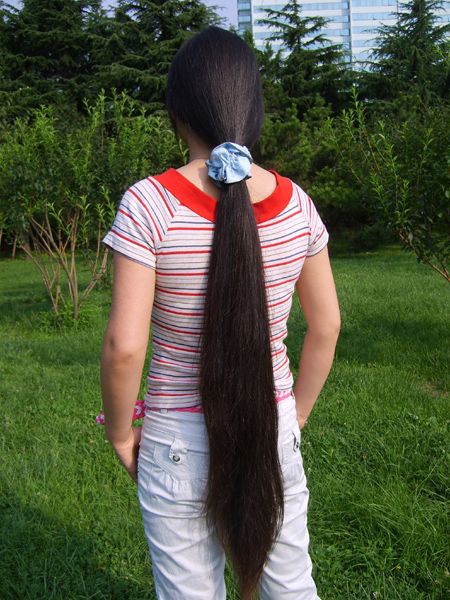 cut 85cm sweet-scented luxuriant long hair