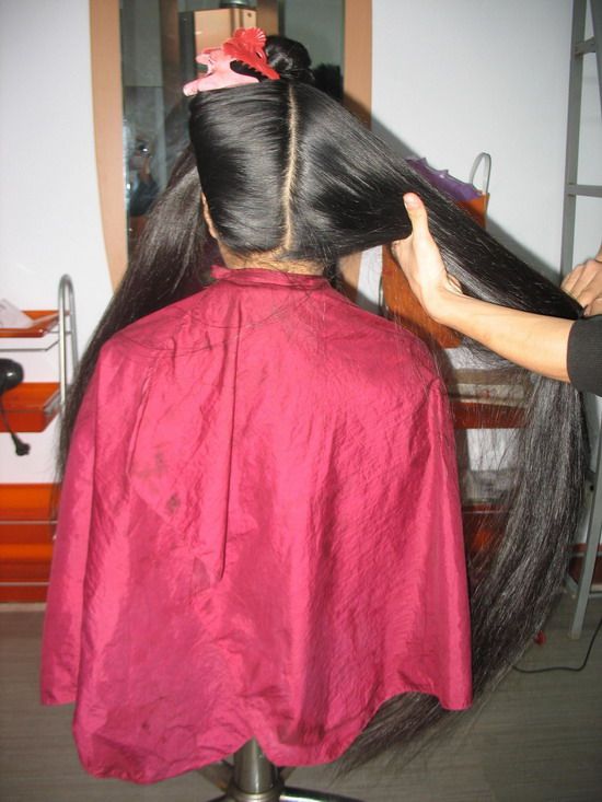 hezhitengfei cut long hair to bald-NO.1(affordable)