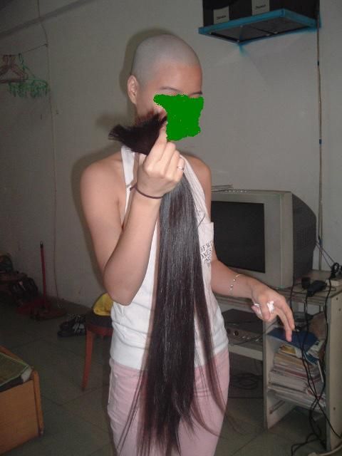 zz cut long hair to bald-NO.9