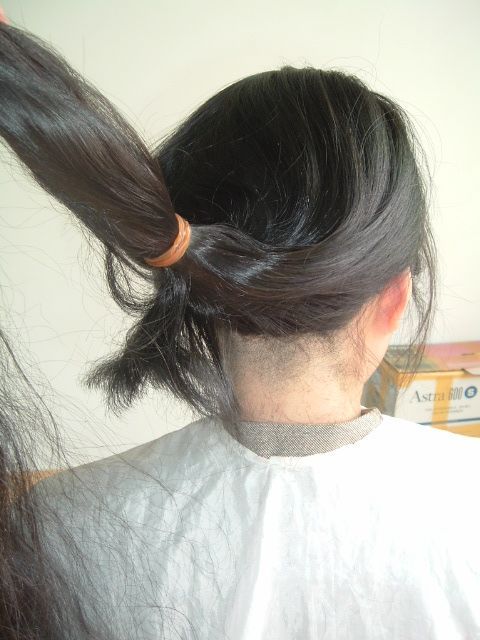 cut teacher's long hair