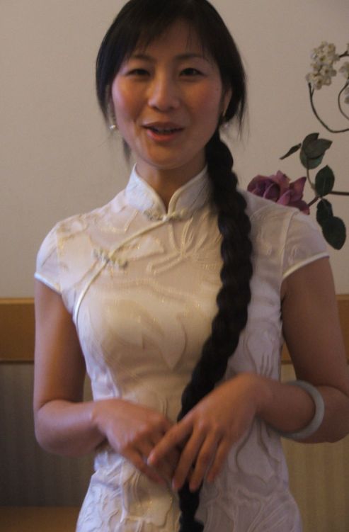 xiaogao cut long hair from Zhejiang province