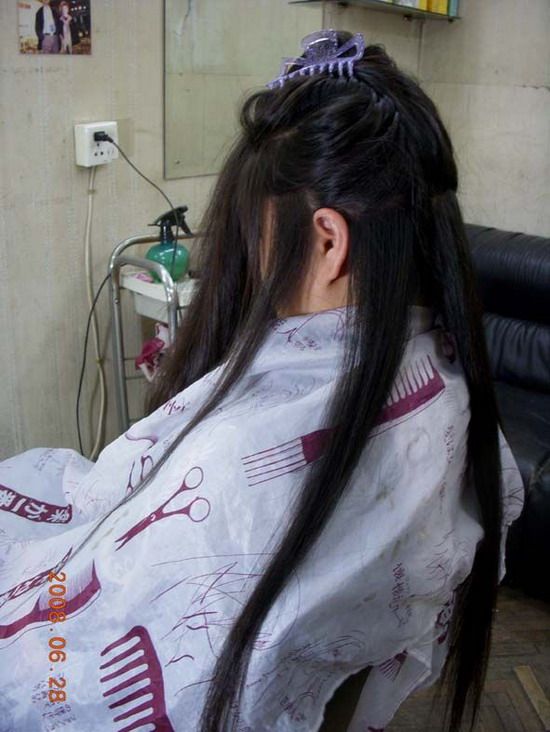 ww cut 80cm long hair