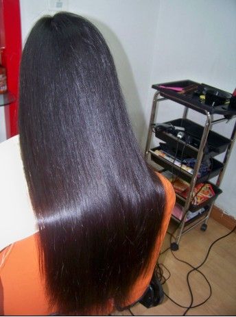 cut 60cm long hair