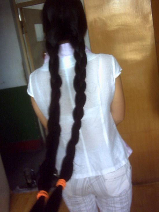 haohaizi cut 1.2 meter thick hair