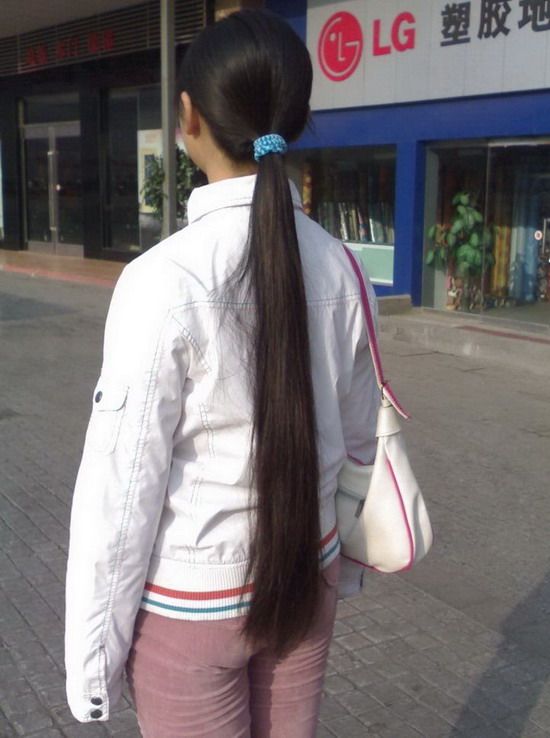 cut 20 years girl's long hair