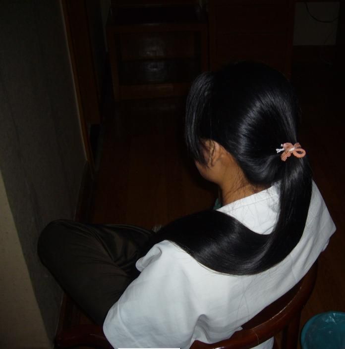 xiakefang cut long hair to bald-NO.26