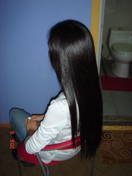 shibage cut 62cm long hair