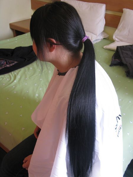 hezhitengfei cut long hair to bald-NO.82