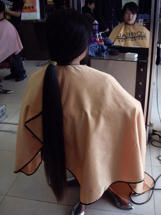 cut 78cm long hair