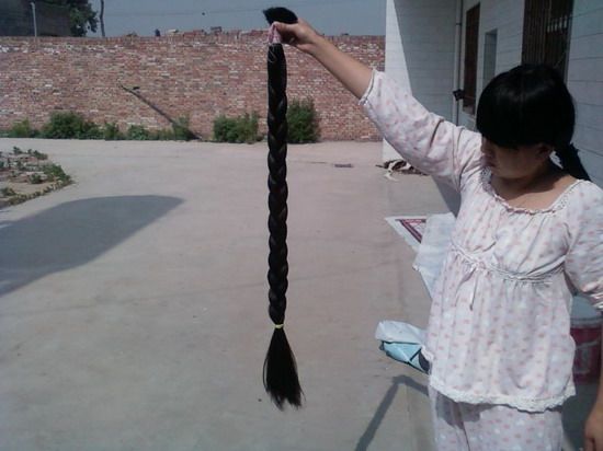 weiwei cut 1.15 meter long hair