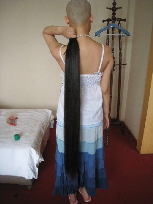 xiakefang cut long hair to bald-NO.68