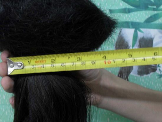 shenzhenmm shaved Nanjing 1.1 meter long hair to bald