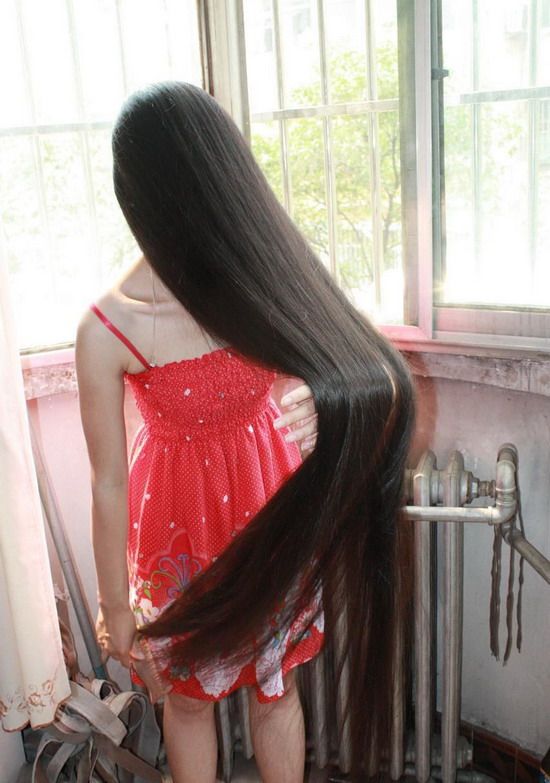 lz1226 cut long hair to bald-NO.50