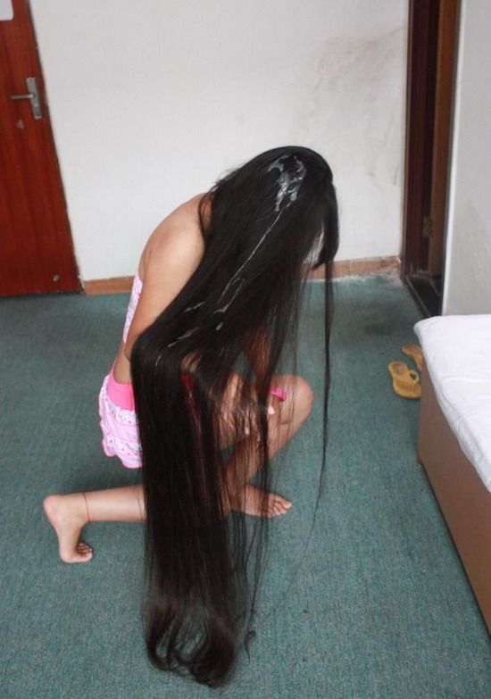 lz1226 NO.68-Zhang Huan show her long hair(affordable)