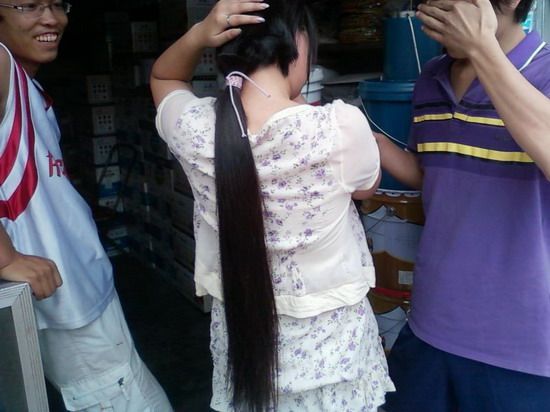 weiwei cut 80cm long hair