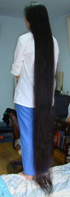 haohaizi cut 1.8 meter long hair