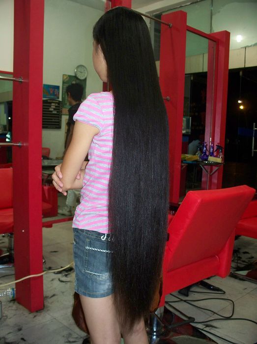 jiangxixiaowang cut 80cm long hair