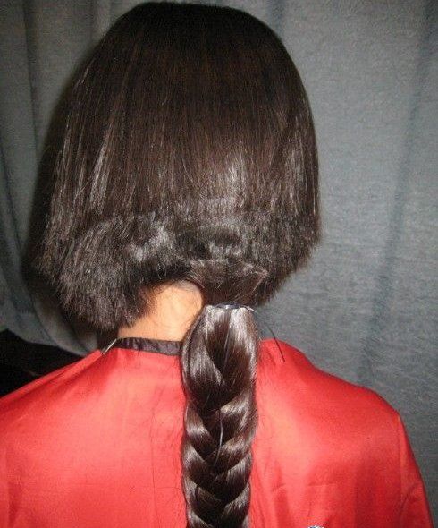 xiakefang cut 95cm long hair-NO.90