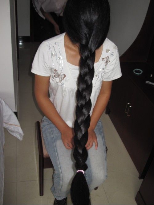 aidebianyuan cut 1.2 meter long hair