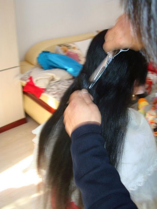 haohaizi cut 80cm long hair