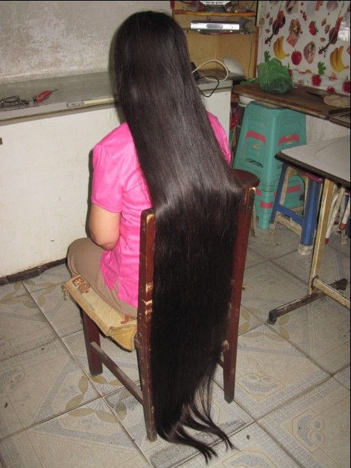 aidebianyuan cut 1.4 meter long hair