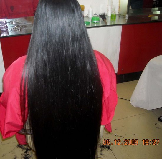 ww cut 90cm long hair