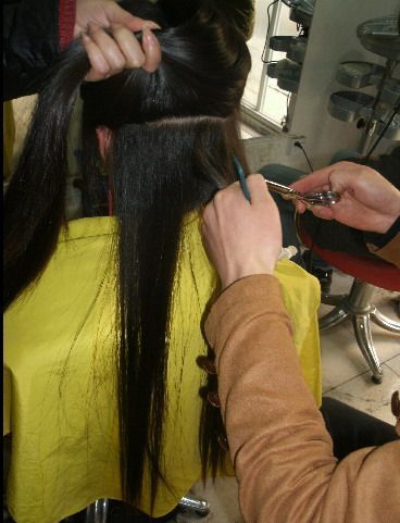 weiwei cut 58cm long hair