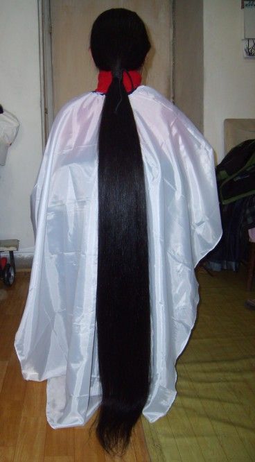 aidebianyuan cut 1.35 meter long hair