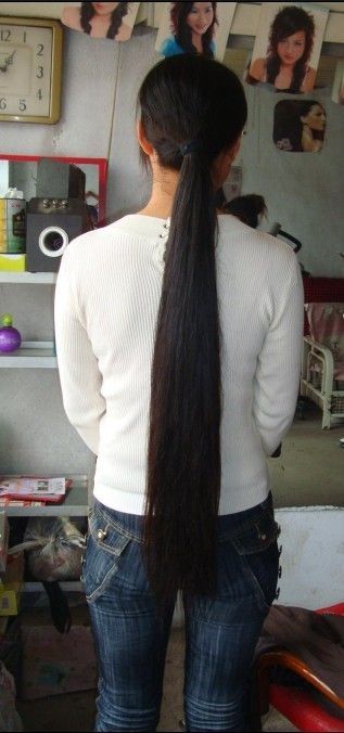 haohaizi cut 80cm long hair