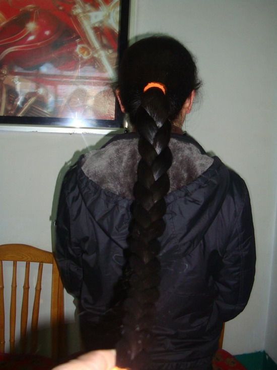 haohaizi cut 1.2 meter long hair