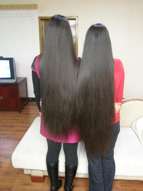 aidebianyuan cut 2 sisters long hair