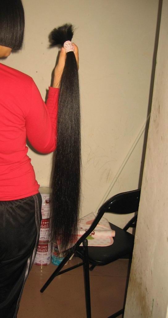 huqing cut 90cm long hair