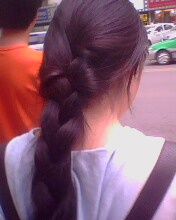 wangjiaxi cut 50cm long hair