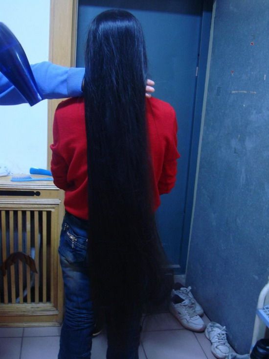 haohaizi cut 1.2 meter long hair