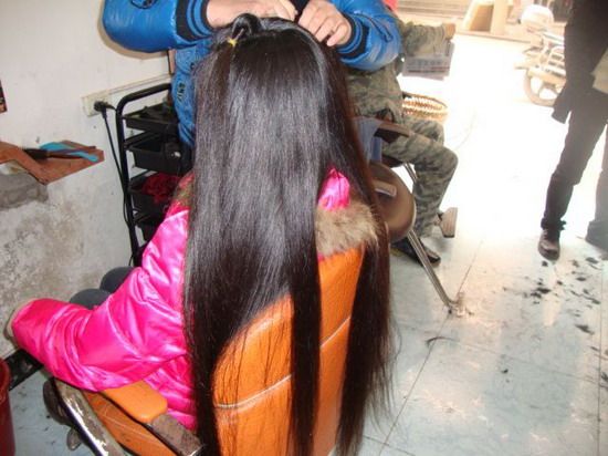 xiaoxiao cut 90cm long hair