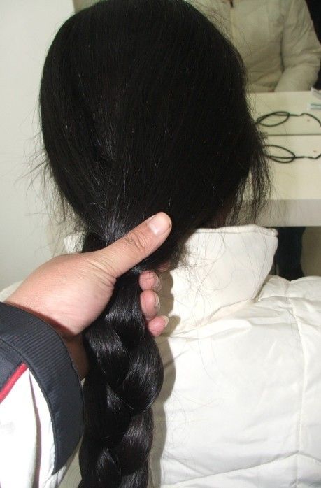 aidebianyuan cut 2 meter long hair