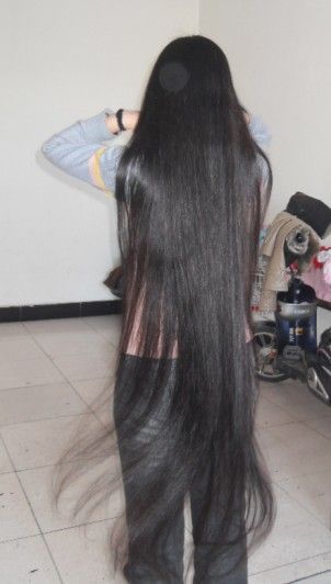 aidebianyuan cut 1.2 meter long hair