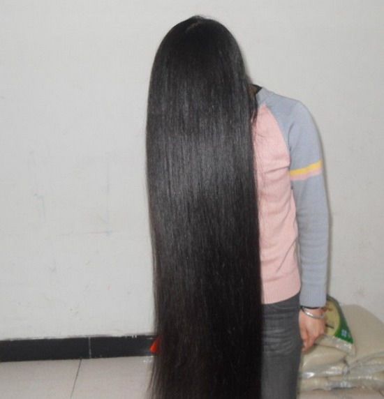 aidebianyuan cut 1.2 meter long hair