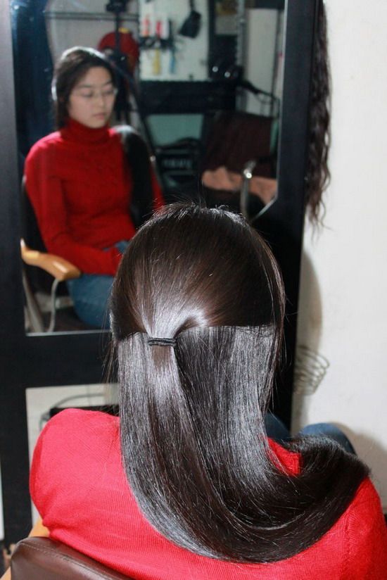 face cut long hair-NO.60