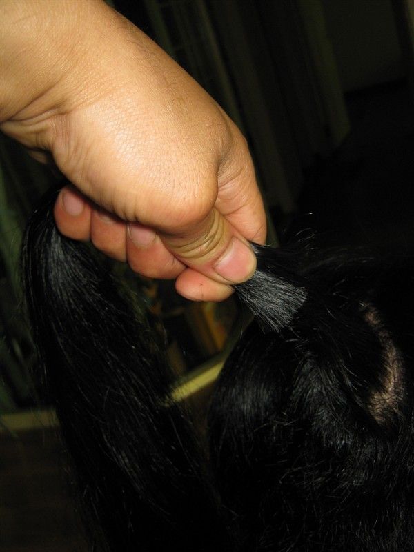 yidi cut 1 meter long hair