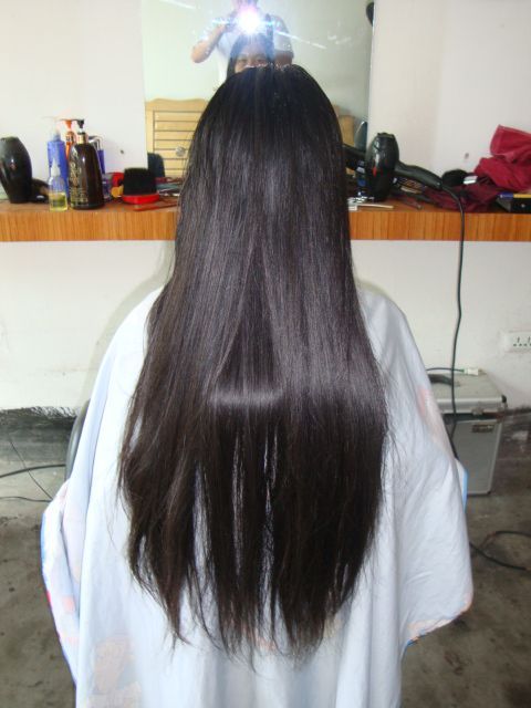 xiaoxiao cut 60cm long hair