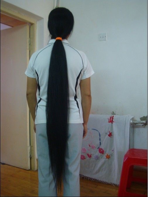 haohaizi cut 1.2 meter long hair