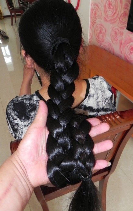 aidebianyuan cut 1.1 meter long hair