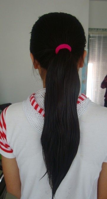 haohaizi cut 60cm long hair