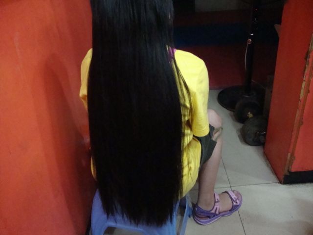 xiaoxiao cut 52cm long hair