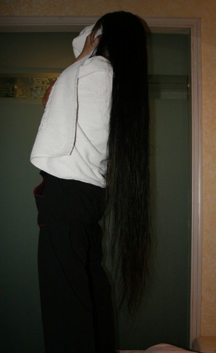 youmenxia cut 1 meter long hair