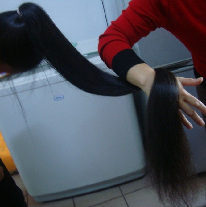 haohaizi cut 1 meter long hair