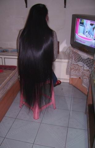 huqing cut 1.2 meter long hair-NO.194