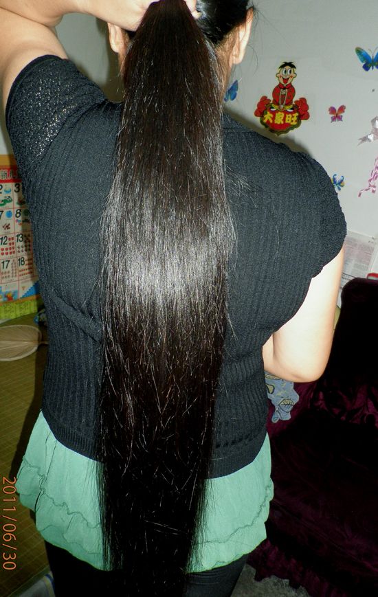 ww cut 90cm long hair