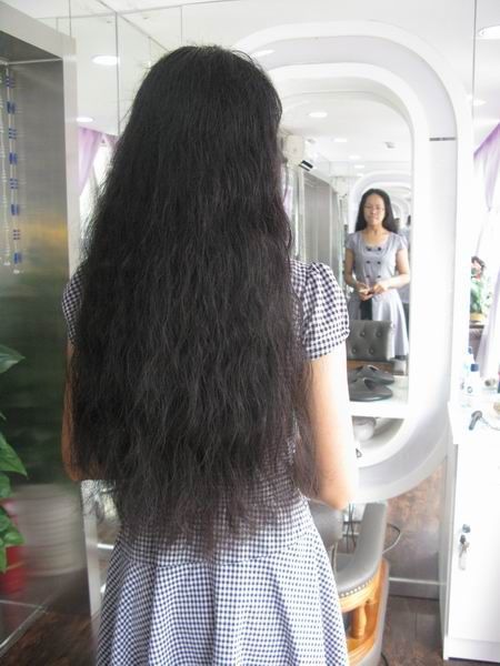 hezhitengfei cut 55cm long hair